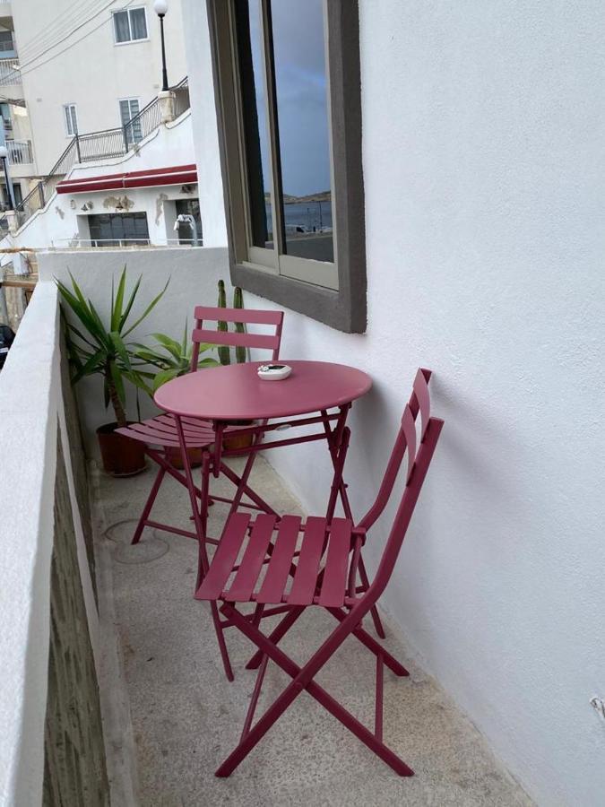 Ferienwohnung A Sea View Maisonette Right On The Waters Edge. St. Paul's Bay Exterior foto